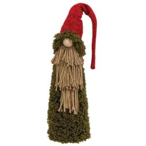 Standing Mossy Santa Gnome 32"