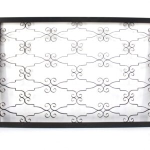 43" X 63" Black Metal Wall Decor