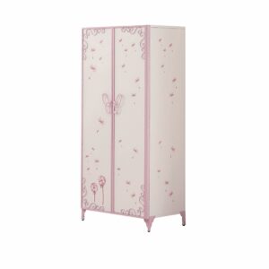 32" Purple and White Metal Standard Dresser/Chest