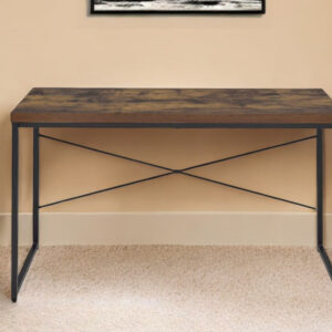 47" Brown and Black Computer Desk