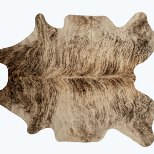 6' X 7' Brown Cowhide Area Rug