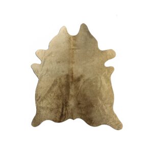 6' X 7' Taupe Cowhide Area Rug