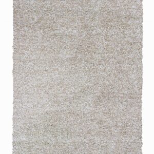 8' X 10' Ivory Heather Indoor Shag Rug
