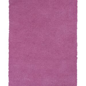 8' X 10' Hot Pink Hand Woven Area Rug