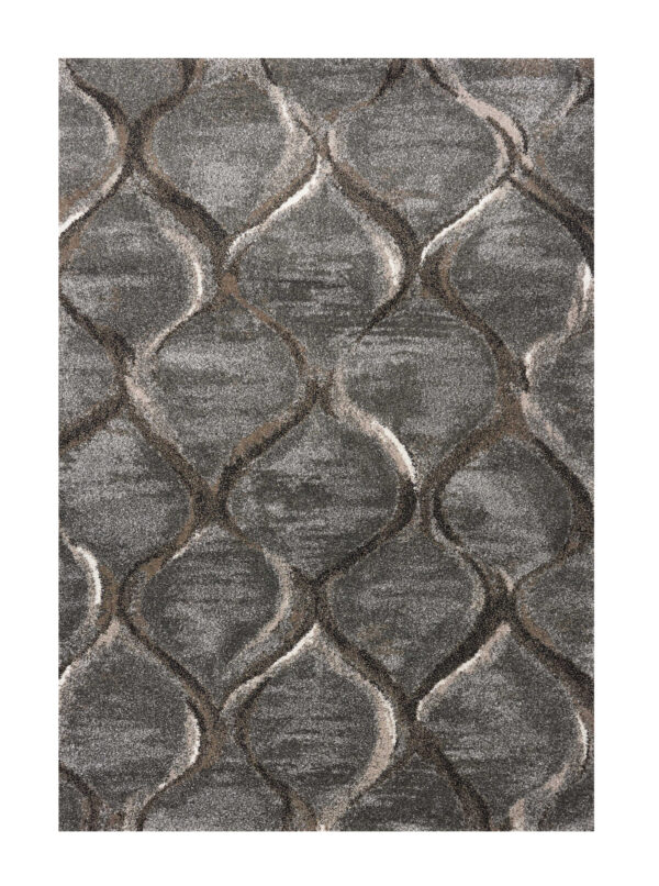 7' X 10' Polypropylene Charcoal Area Rug - Image 2