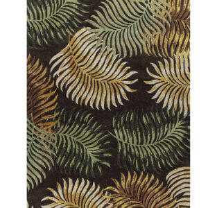 8' X 10' 6 Wool Espresso Area Rug