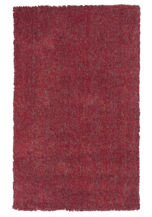 9' X 13' Red Hand Woven Area Rug - Image 2