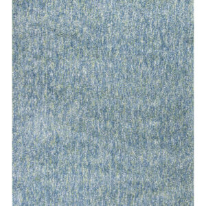 9' X 13' Blue and Beige Hand Woven Area Rug