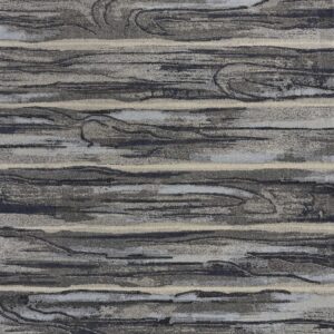 5' X 8' Blue And Gray Abstract Area Rug