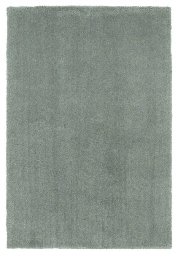 5' X 7' Slate Blue Shag Hand Woven Area Rug