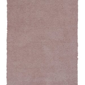 5' X 7' Pink Shag Hand Woven Area Rug