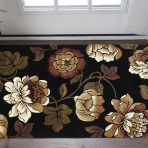 2' X 3' Black Area Rug