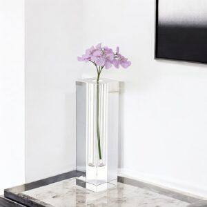 7" Clear Bud Lead Free Crystal Table Vase