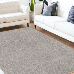 5' X 7' Modern Shaggy Soft Gray Indoor Area Rug