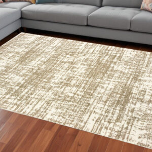 7' X 10' Ivory Shag Area Rug