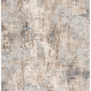 8' X 10' Beige Abstract Dhurrie Area Rug