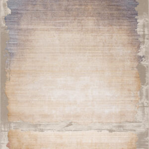 4' X 6' Beige and Blue Abstract Power Loom Area Rug