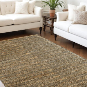 9' X 12' Natural Hand Woven Area Rug