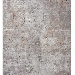 5' X 8' Light Gray Modern Abstract Area Rug