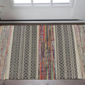 3' x 5' Colorful Traditional Chindi Area Rug