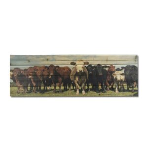 Charming Cow Herd Unframed Photograph Wall Art