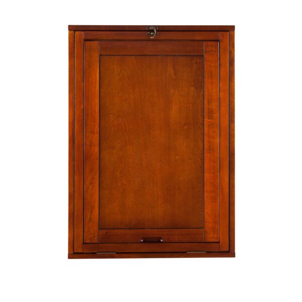 22" Brown Wall Mounted Secretary Desk