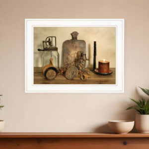 Sweet Cream Butter  White Framed Print Wall Art