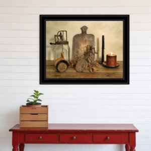 Sweet Cream Butter  Black Framed Print Wall Art