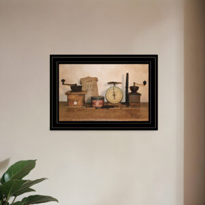 The Daily Grind  Black Framed Print Wall Art