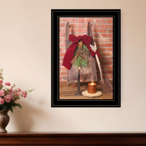 Let Christmas Live  Black Framed Print Wall Art