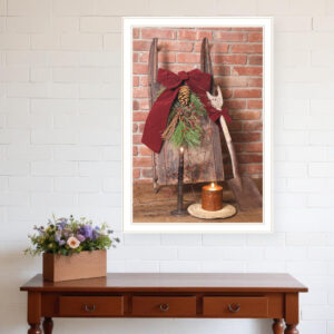 Let Christmas Live  White Framed Print Wall Art