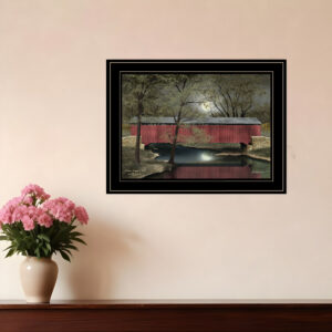 Warm Summers Eve  Black Framed Print Wall Art