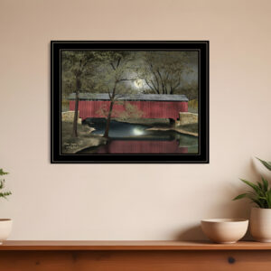 Warm Summers Eve  Black Framed Print Wall Art