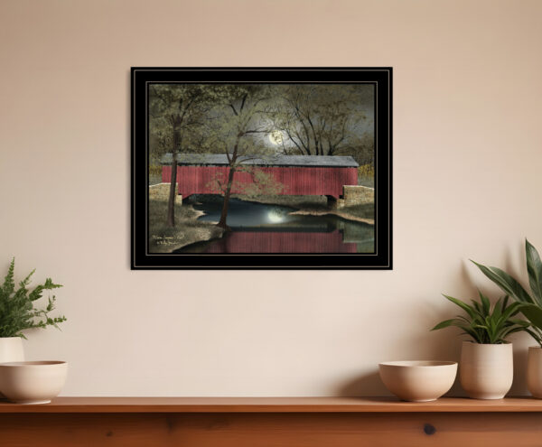 Warm Summers Eve  Black Framed Print Wall Art