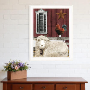 Good Morning  White Framed Print Wall Art