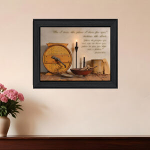 The Plans I have for You  Black Framed Print Wall Art