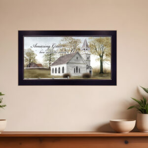 Amazing Grace  Black Framed Print Wall Art