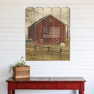 Flag Barn  Unframed Print Wall Art