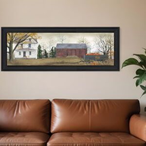 Pumpkins For Sale  Black Framed Print Wall Art