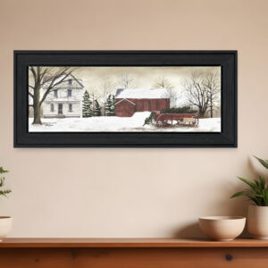 Christmas Trees for Sale  Black Framed Print Wall Art