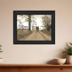 Headin Home  Black Framed Print Wall Art