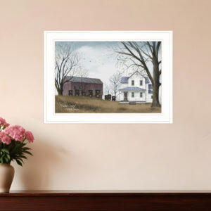 Sunday Service  White Framed Print Wall Art
