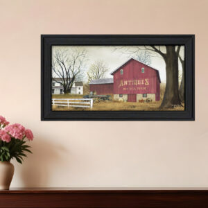 Antique Barn  Black Framed Print Wall Art