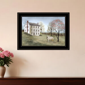 Spring at White House Farm  Black Framed Print Wall Art