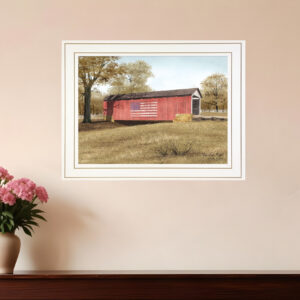 Sassafras Ridge  White Framed Print Wall Art