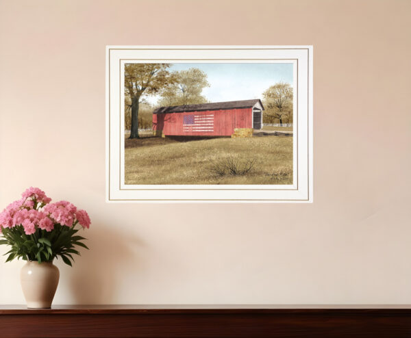 Sassafras Ridge  White Framed Print Wall Art