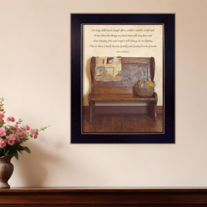 Friends Become Family Black Framed Print Wall Art