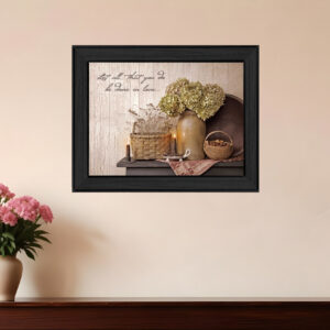 Done in Love  Black Framed Print Wall Art