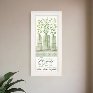In Our Home  White Framed Print Wall Art