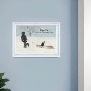 Together  White Framed Print Wall Art